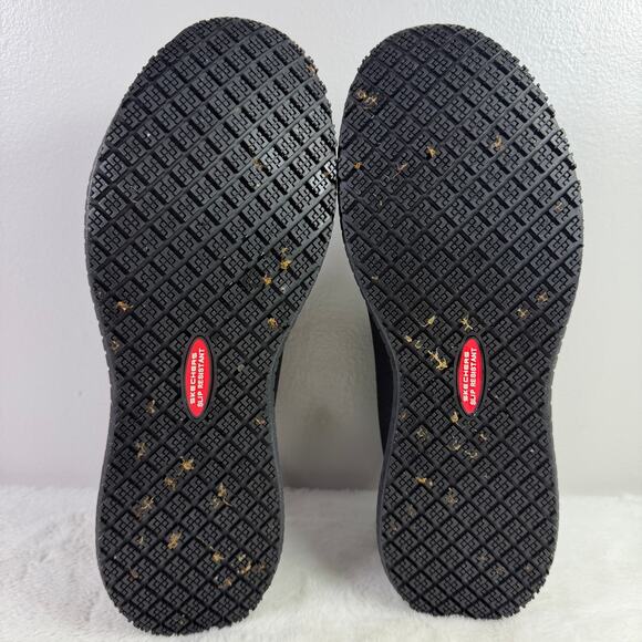 Skechers Work Squad SR Slip-Resistant Sneaker Black/Rose Gold Women’s Size 11 - Picture 9 of 10